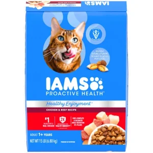 Iams Healthy Enjoyment Dry Cat Food Chicken & Salmon Recipe, 6 lb. Bag